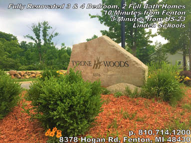 Tyrone Woods Manufactured Homes Fenton Michigan