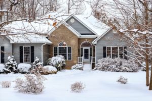 House Covered With Snow